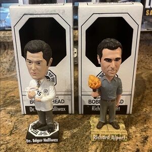 Lost TV Series Bobbleheads Richard Alpert & Dr. Edgar Halliwax